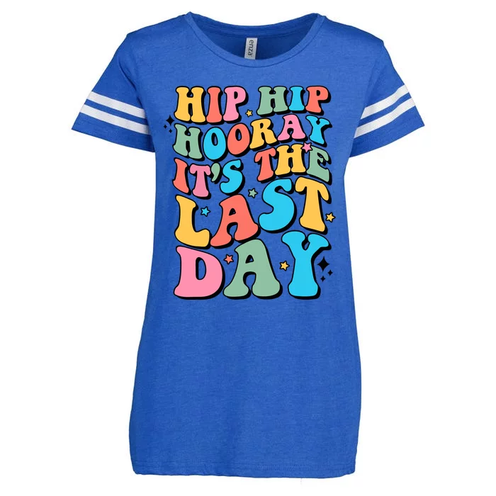 Last Day Of School Hello Summer Teacher For Women Student Enza Ladies Jersey Football T-Shirt