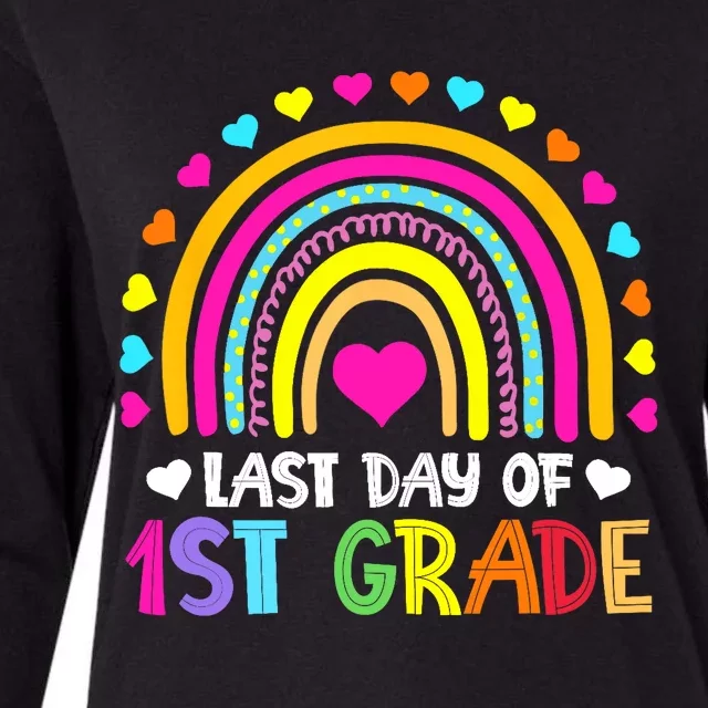 Last Day of 1st Grade Graduation Teacher Students Boy Girl Womens Cotton Relaxed Long Sleeve T-Shirt