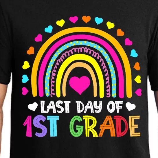 Last Day of 1st Grade Graduation Teacher Students Boy Girl Pajama Set