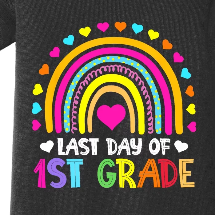 Last Day of 1st Grade Graduation Teacher Students Boy Girl Baby Bodysuit