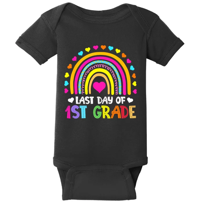 Last Day of 1st Grade Graduation Teacher Students Boy Girl Baby Bodysuit