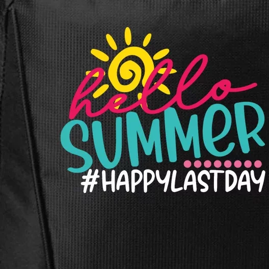 Last Day Of School Hello Summer Teacher For Women Student City Backpack