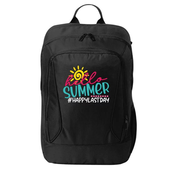 Last Day Of School Hello Summer Teacher For Women Student City Backpack