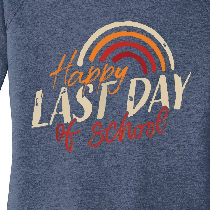 Last Day Of School Shirts For Teacher Student Graduation Women's Perfect Tri Tunic Long Sleeve Shirt