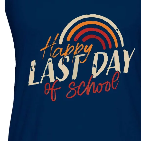 Last Day Of School Shirts For Teacher Student Graduation Ladies Essential Flowy Tank