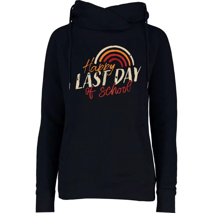 Last Day Of School Shirts For Teacher Student Graduation Womens Funnel Neck Pullover Hood