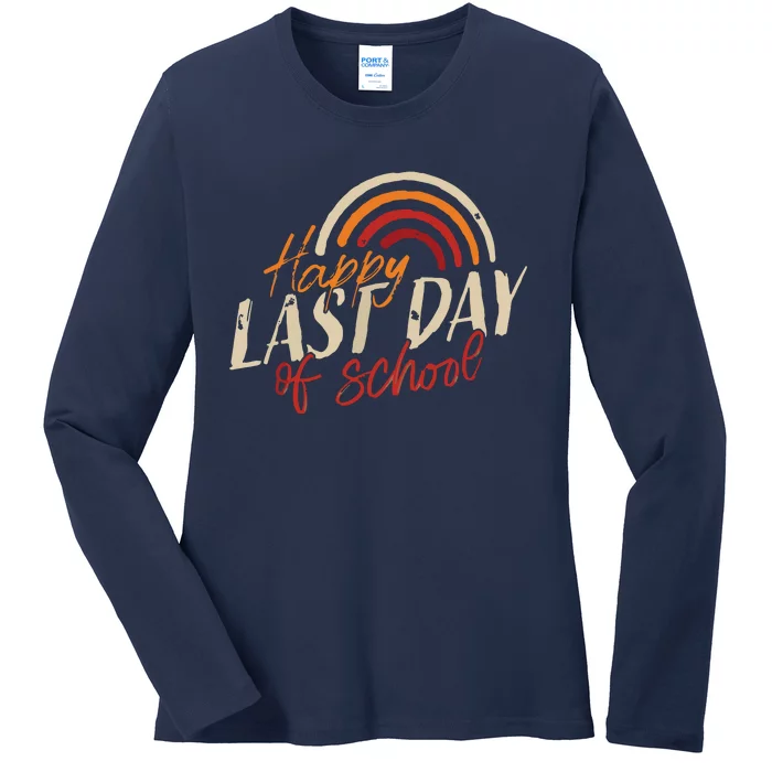 Last Day Of School Shirts For Teacher Student Graduation Ladies Long Sleeve Shirt