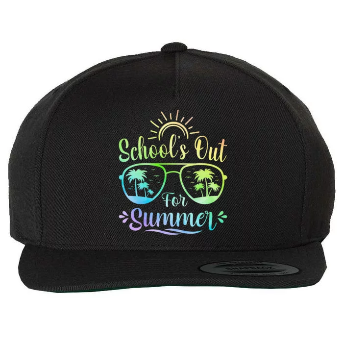 Last Day Of School Schools Out For Summer Wool Snapback Cap