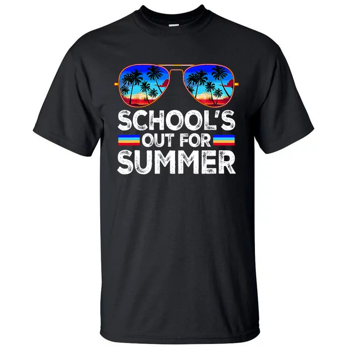 Last Day Of School Schools Out For Summer Teacher Tall T-Shirt