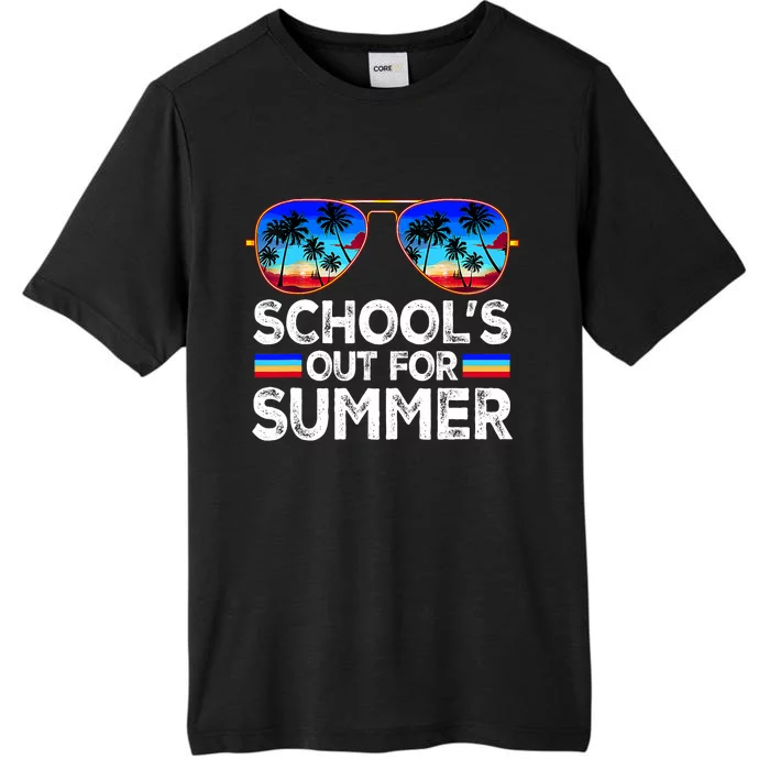 Last Day Of School Schools Out For Summer Teacher ChromaSoft Performance T-Shirt