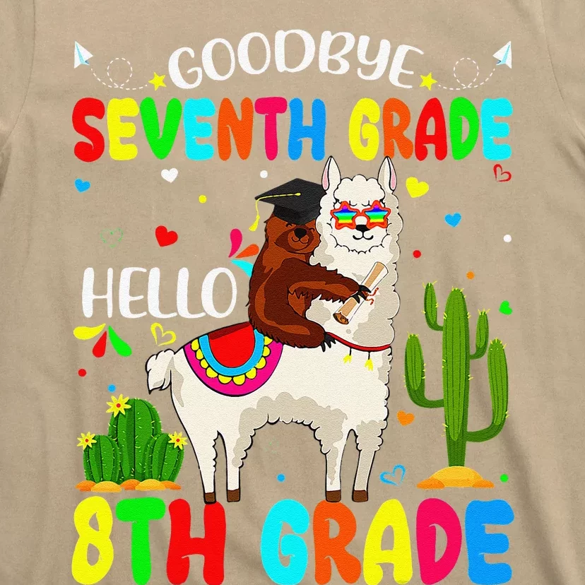 Last Day Of School Goodbye Seventh Grade Hello 8th Grade T-Shirt