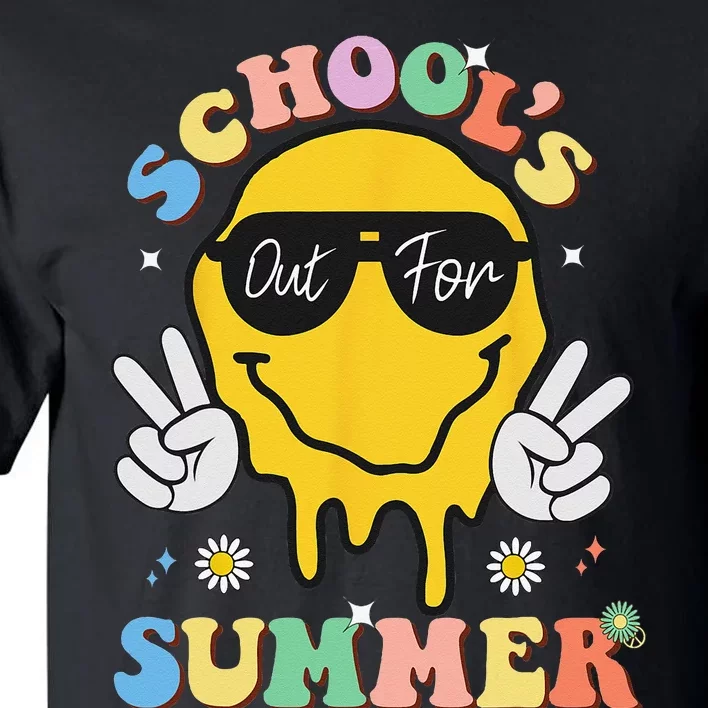 Last Day Of School Schools Out For Summer Teacher Tall T-Shirt