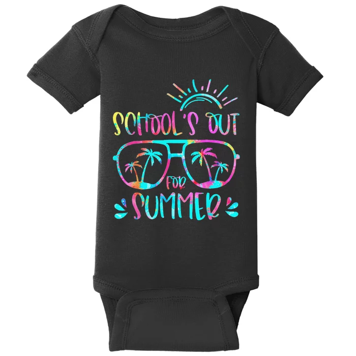 Last Day Of School Schools Out For Summer Teacher Vintage Baby Bodysuit