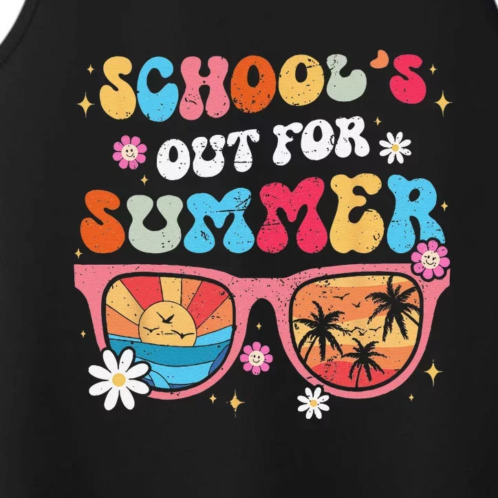 Last Day of School's Out For Summer Vacation Teachers Performance Tank