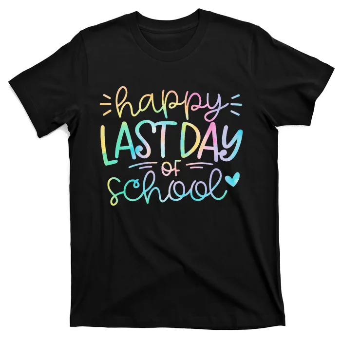 Last Day of School Tie Dye School Graduation Gifts T-Shirt