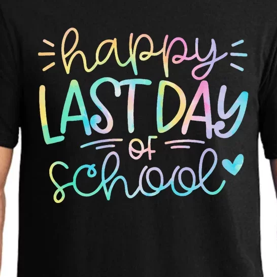 Last Day of School Tie Dye School Graduation Gifts Pajama Set