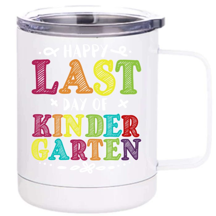 Last Day Of Kindergarten Great Gift Magical Unicorn Gift Front & Back 12oz Stainless Steel Tumbler Cup