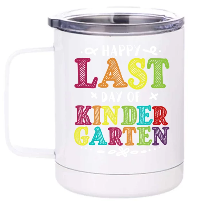 Last Day Of Kindergarten Great Gift Magical Unicorn Gift Front & Back 12oz Stainless Steel Tumbler Cup