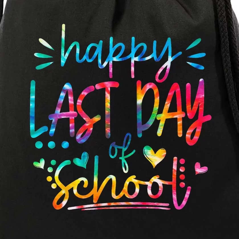 Last Day of School Tie Dye School Graduation Gifts Drawstring Bag