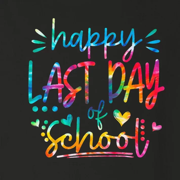 Last Day of School Tie Dye School Graduation Gifts Toddler Long Sleeve Shirt