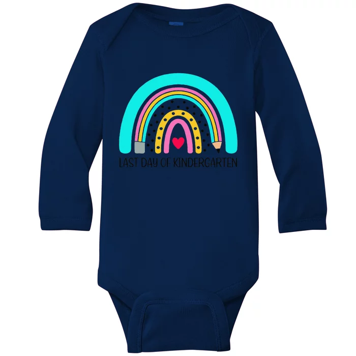 Last Day Of School Kindergarten Funny Gifts For Baby Long Sleeve Bodysuit