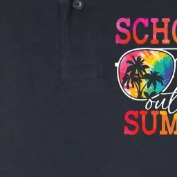 Last Day Of School Schools Out For Summer Teacher Students Softstyle Adult Sport Polo