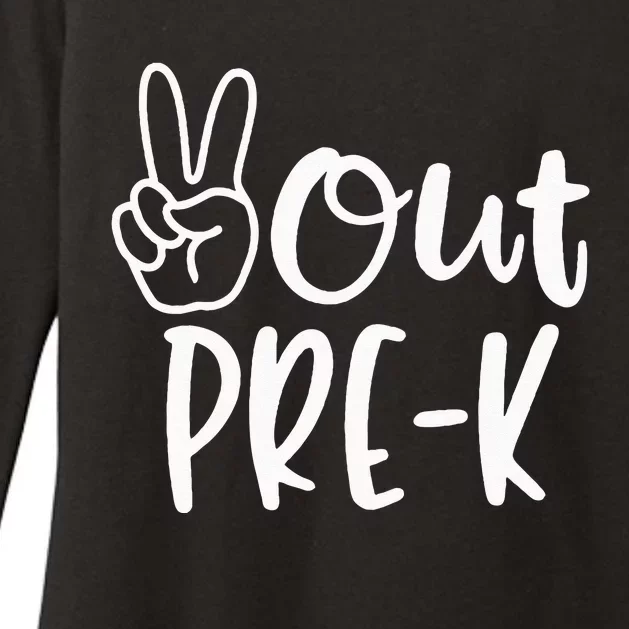 Last Day Of School Peace Out PreSchool Pre K Teacher Kids Womens CVC Long Sleeve Shirt