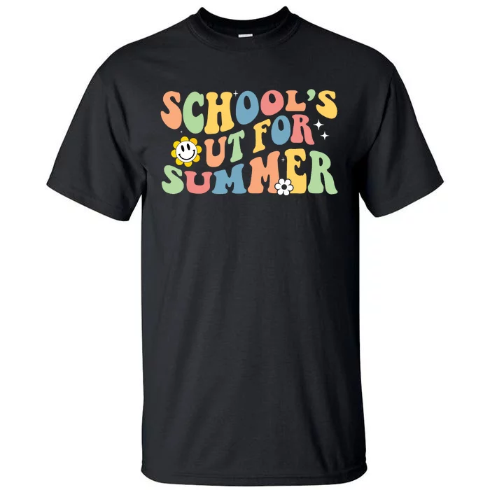 Last Day Of School Schools Out For Summer Teacher Tall T-Shirt