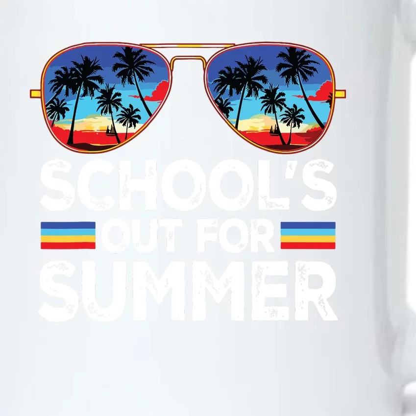 Last Day Of School Schools Out For Summer Teacher Boy Black Color Changing Mug