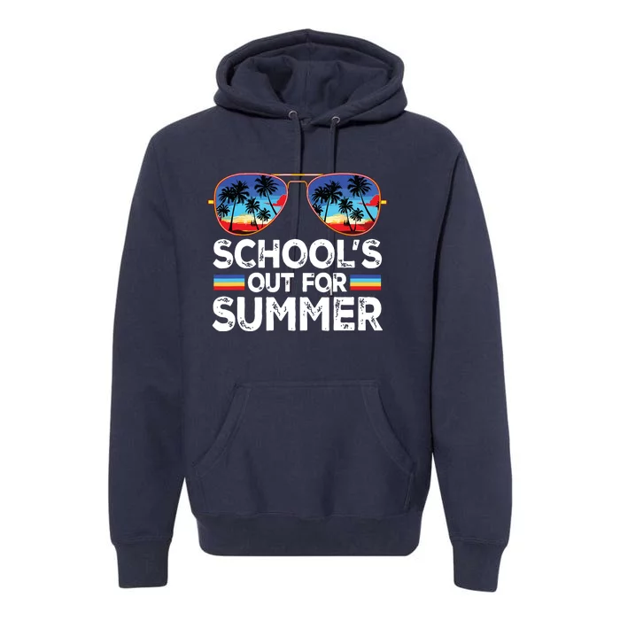 Last Day Of School Schools Out For Summer Teacher Boy Premium Hoodie