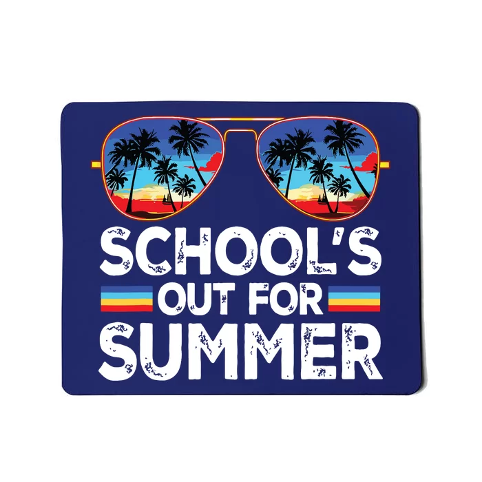 Last Day Of School Schools Out For Summer Teacher Boy Mousepad