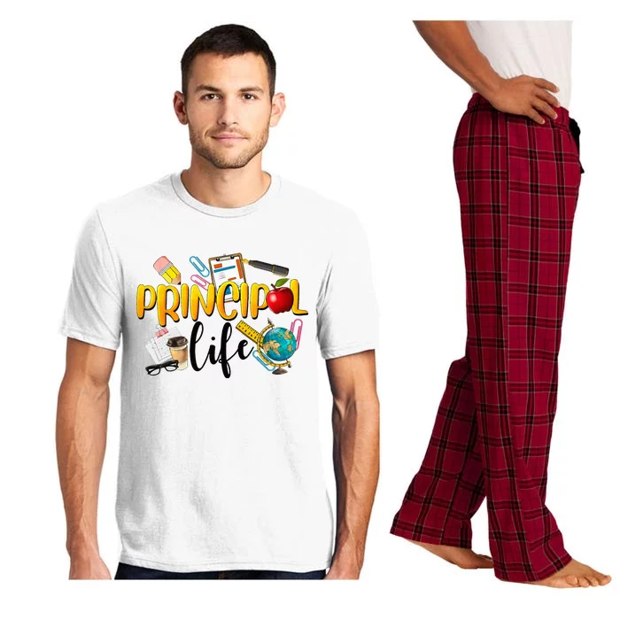 Last Day Of School Principal Life End Of Year Summer Vibes Pajama Set