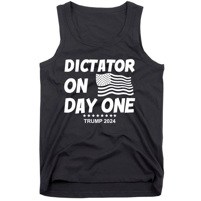 Limited Dictator On Day One Trump 2024 Tank Top