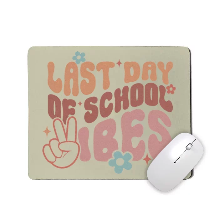 Last Day Of School Vibes Happy End Of School Hello Summer Mousepad