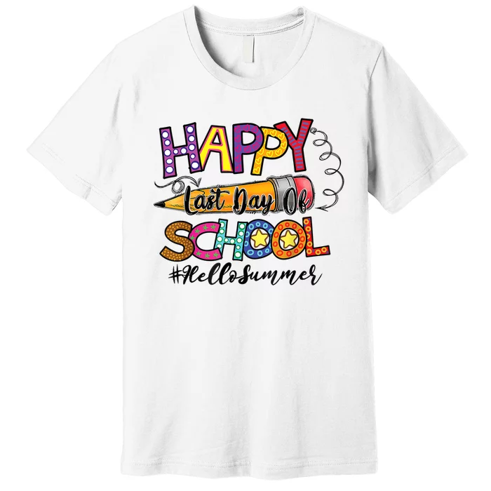 Last Day of School for Teachers Student Kindergarten Summer Premium T-Shirt