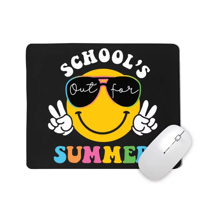 Last Day Of School Teacher Schools Out For Summer Student Mousepad