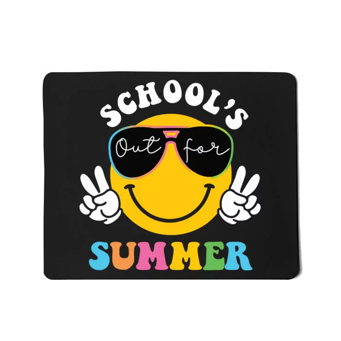 Last Day Of School Teacher Schools Out For Summer Student Mousepad