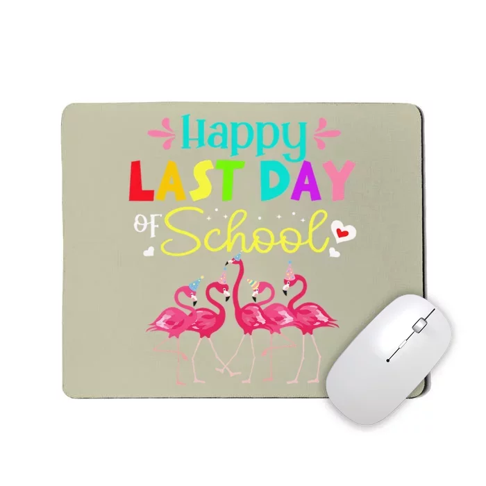 Last Day Of School Flamingo Kindergarten Student Teacher Mousepad