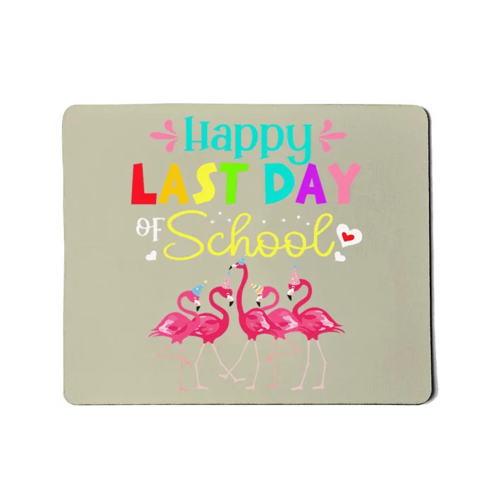 Last Day Of School Flamingo Kindergarten Student Teacher Mousepad