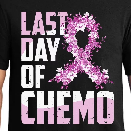 Last Day Of Chemo Survivor Breast Cancer Awareness Pajama Set