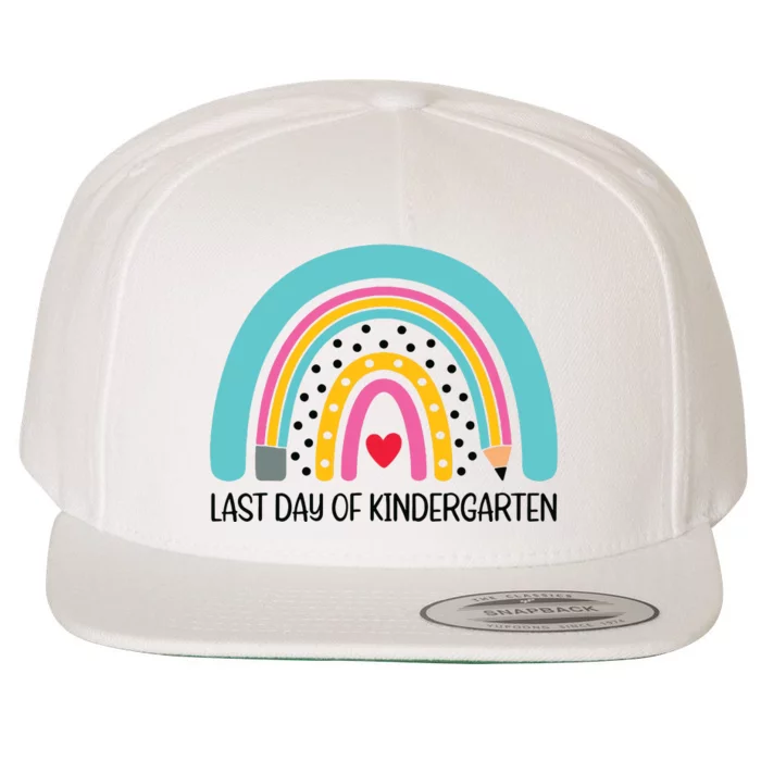 Last Day Of School Kindergarten Funny Gift Wool Snapback Cap