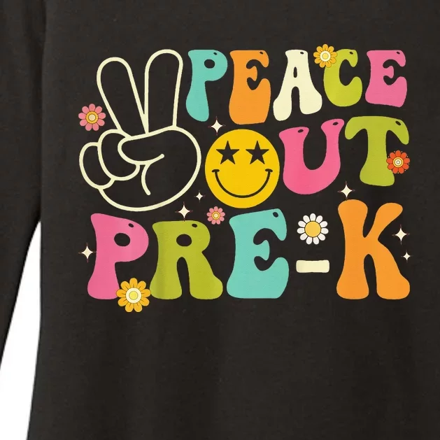 Last Day Of School Peace Out PreSchool Pre K Teacher Womens CVC Long Sleeve Shirt