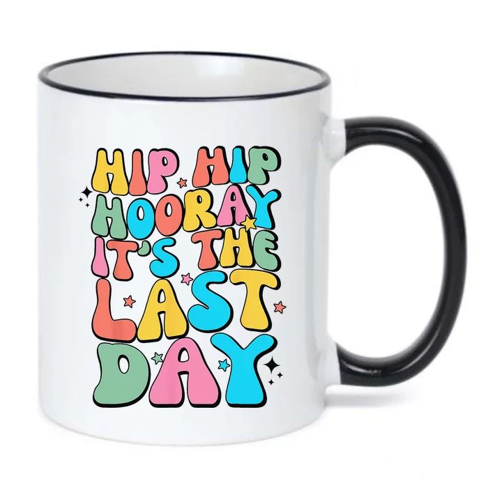 Last Day Of School Hello Summer Teacher Black Color Changing Mug