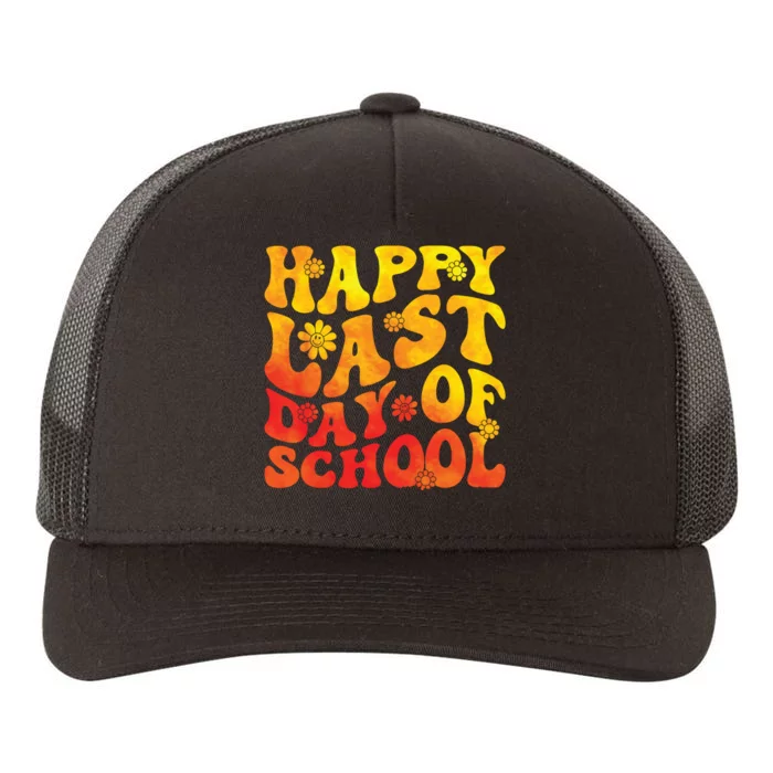 Last Day Of School Vibes Teacher Student Graduation Yupoong Adult 5-Panel Trucker Hat