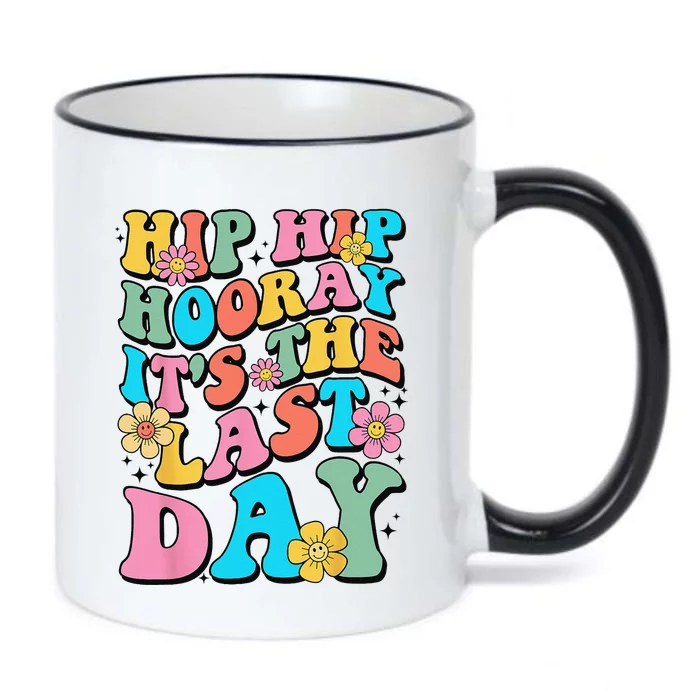 Last Day of School Hello Summer Teacher Black Color Changing Mug