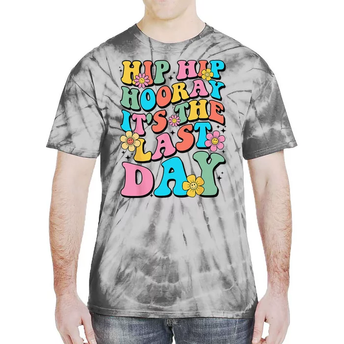 Last Day of School Hello Summer Teacher Tie-Dye T-Shirt