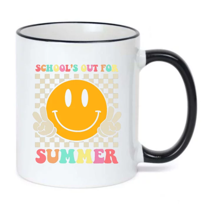 Last Day Of School Teacher Schools Out For Summer Student Black Color Changing Mug