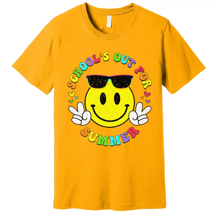 Last Day Of School Teacher Schools Out For Summer Student Premium T-Shirt