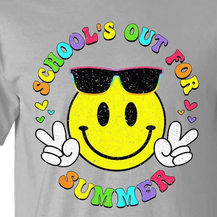 Last Day Of School Teacher Schools Out For Summer Student Tall T-Shirt