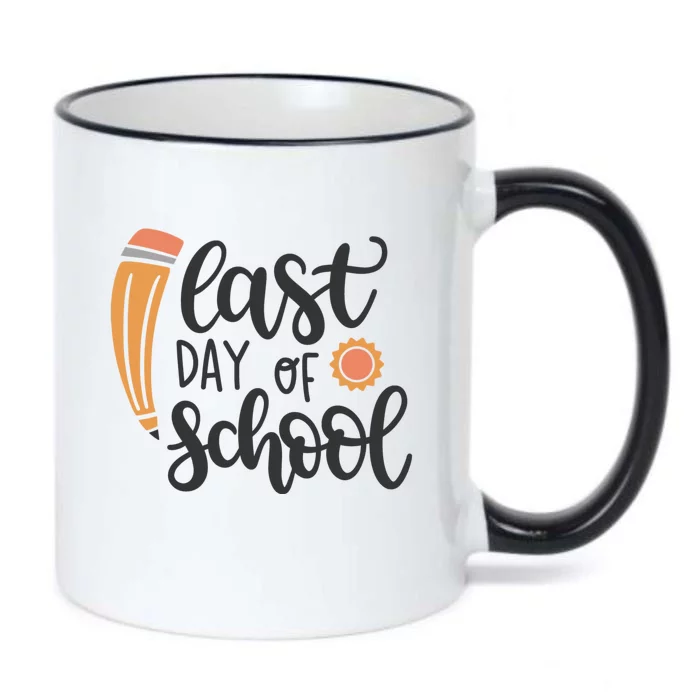 Last Day Of School Graduation Pencil Black Color Changing Mug